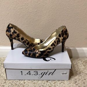 Leopard print high Heels